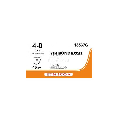 ETHIBOND EXCEL 4/0 18537G DA-1 45cm - 12fils