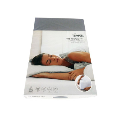 Drap housse protectrice TEMPUR FIT - 90x200 cm