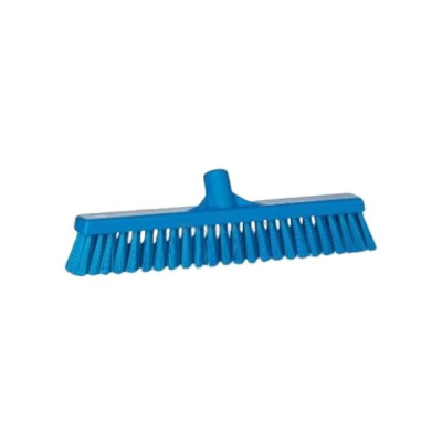 Balai de sol VIKAN doux/dur 40cm bleu - 1pc