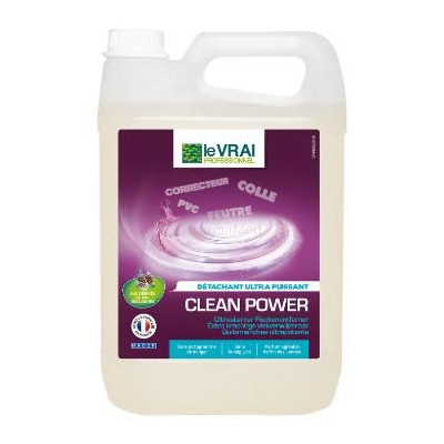 CLEAN POWER Détachant encre/colle 5L - 1pc