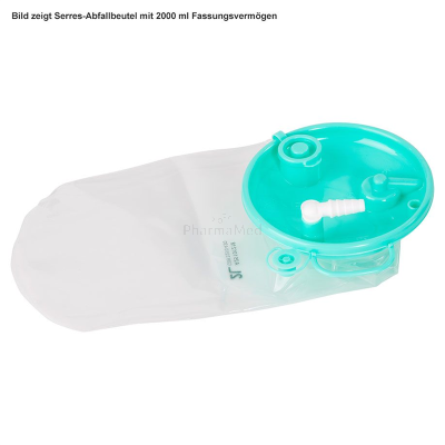 Sac d'aspiration SERRES avec connecteur coudé 3000 ml - 24pc