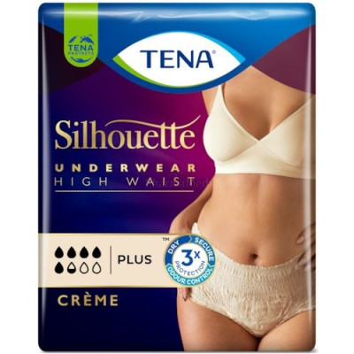 TENA Silhouette Plus Crème Medium - 9pc