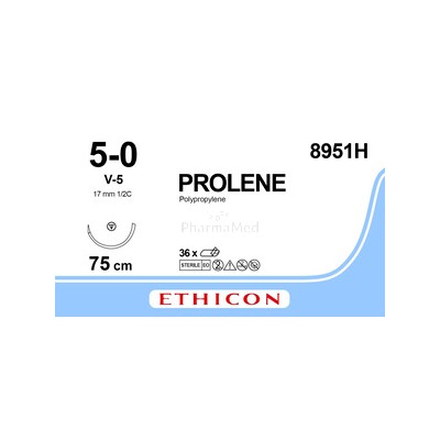 ETHICON PROLENE 5/0 8951H V-5 75cm - 36draden