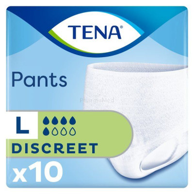 TENA Pants Discreet - Large - 10pc