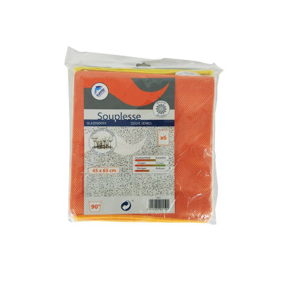 Ess. vaiss. SOUPLESSE micro-fibres 45x65cm - 6pc