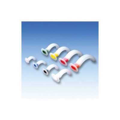 Canule de GUEDEL n°4 Rouge 100mm - 50pc