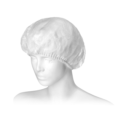 Charlottes médical clip ZARYS blanches - 100pc