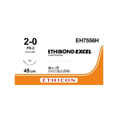 ETHIBOND EXCEL 2/0 EH7556H PS-2 45cm - 36fils