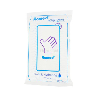Gant de toilette Jetable Humide ROMED - 8pc