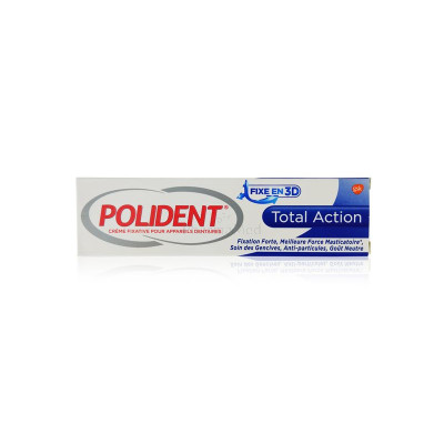 POLIDENT TOTAL ACTION colle dentier - 40gr