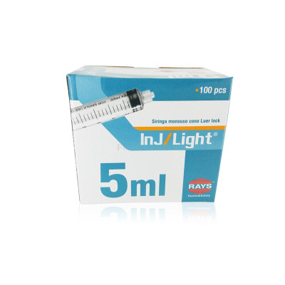 Seringues RAYS 5ml Luer Lock - 100 pièces