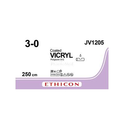 VICRYL 3/0 Coated JV1205 250cm - 20 fils