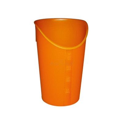 Gobelet avec découpe pour le nez 237ml Orange