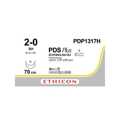ETICON PDS+ II 2/0 PDP1317H SH 70cm - 36fils