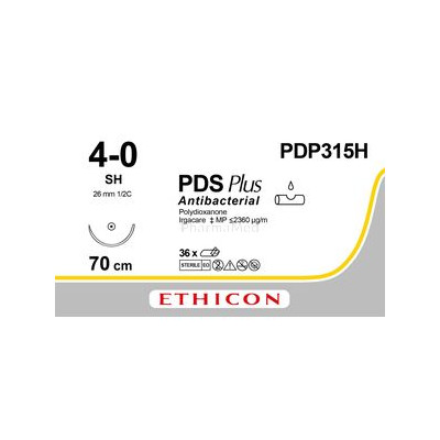 ETICON PDS PLUS 4/0 PDP315H 70cm SH26mm - 36draden