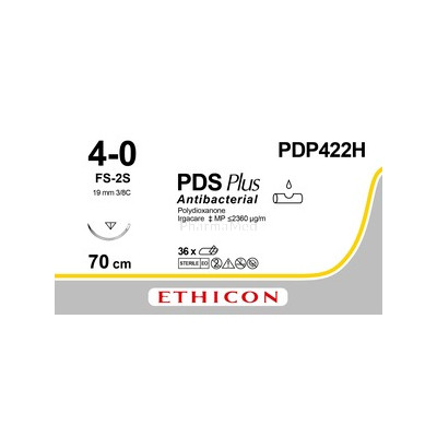 ETICON PDS+  4/0 PDP422H FS-2S 3/8 70cm - 36draden