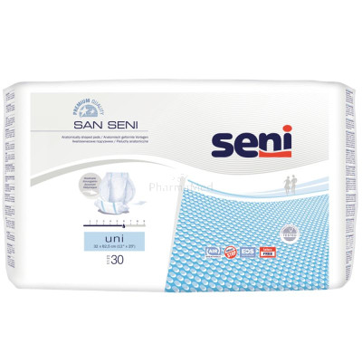 Couche anatomique SAN SENI - Uni - 30pc