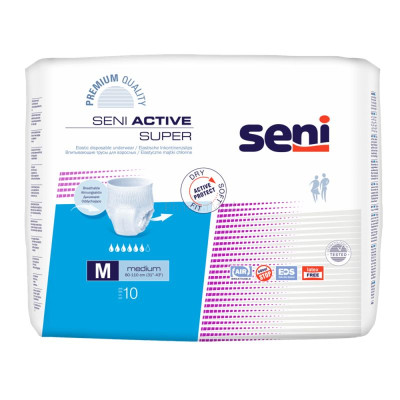 SENI ACTIVE Super Pants Small - 10pc
