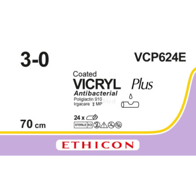 VICRYL PLUS 3/0 VCP624E 70cm - 24fils