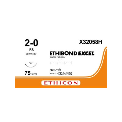 ETHIBOND EXCEL 2/0 X32058H FS 75cm - 36fils
