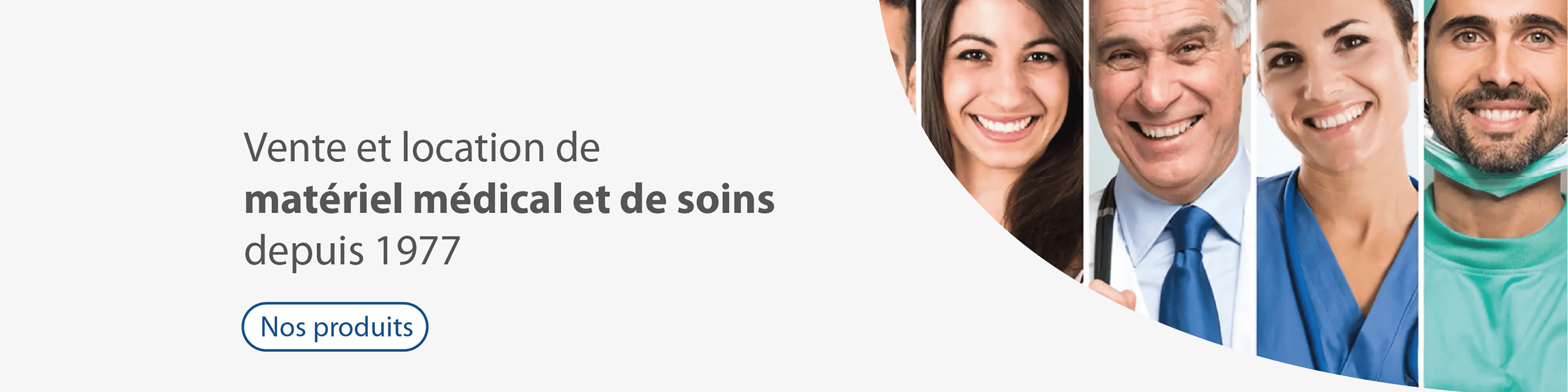 banner vente & location de matériel médical et de soins
